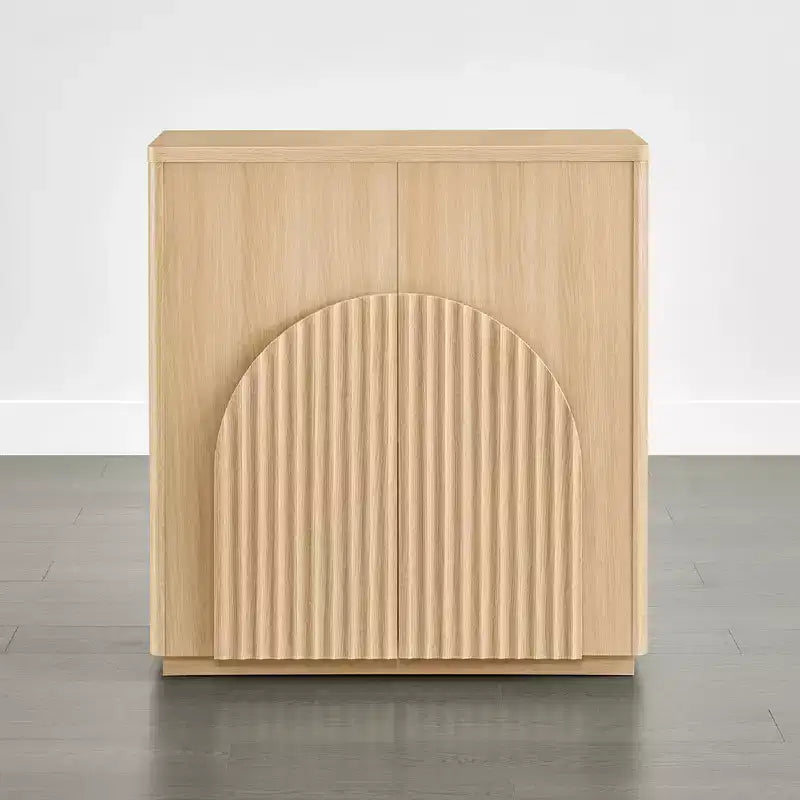 Bahut de buffet moderne avec motif ondulé