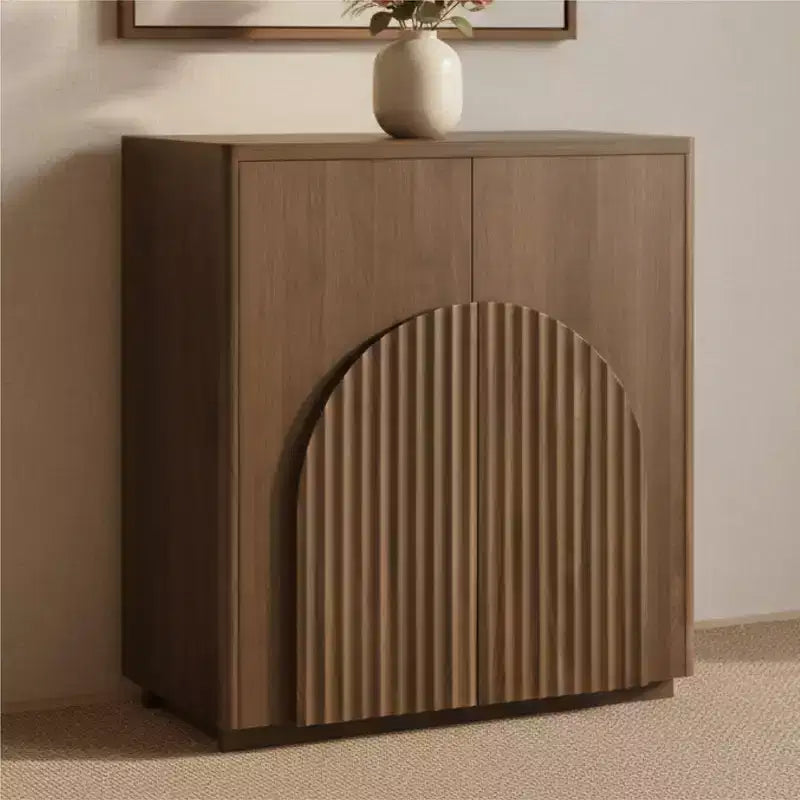 Bahut de buffet moderne avec motif ondulé