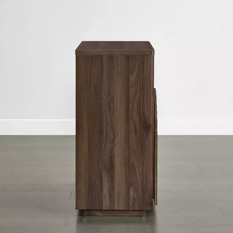 Bahut de buffet moderne avec motif ondulé