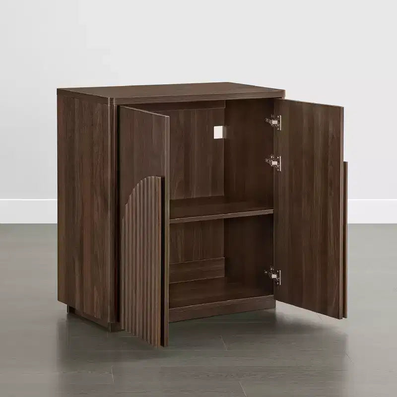 Bahut de buffet moderne avec motif ondulé