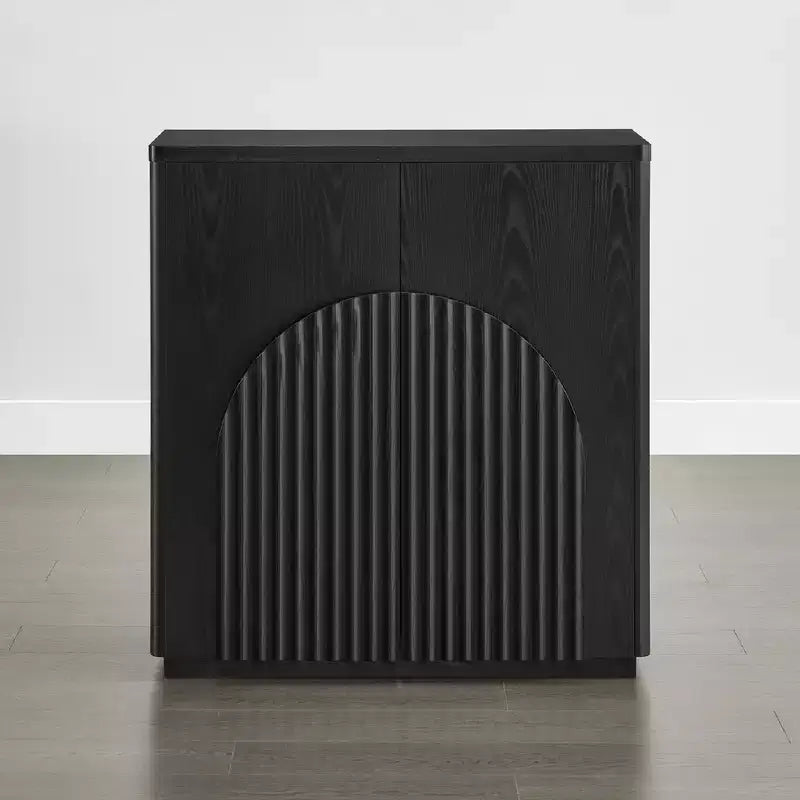 Bahut de buffet moderne avec motif ondulé