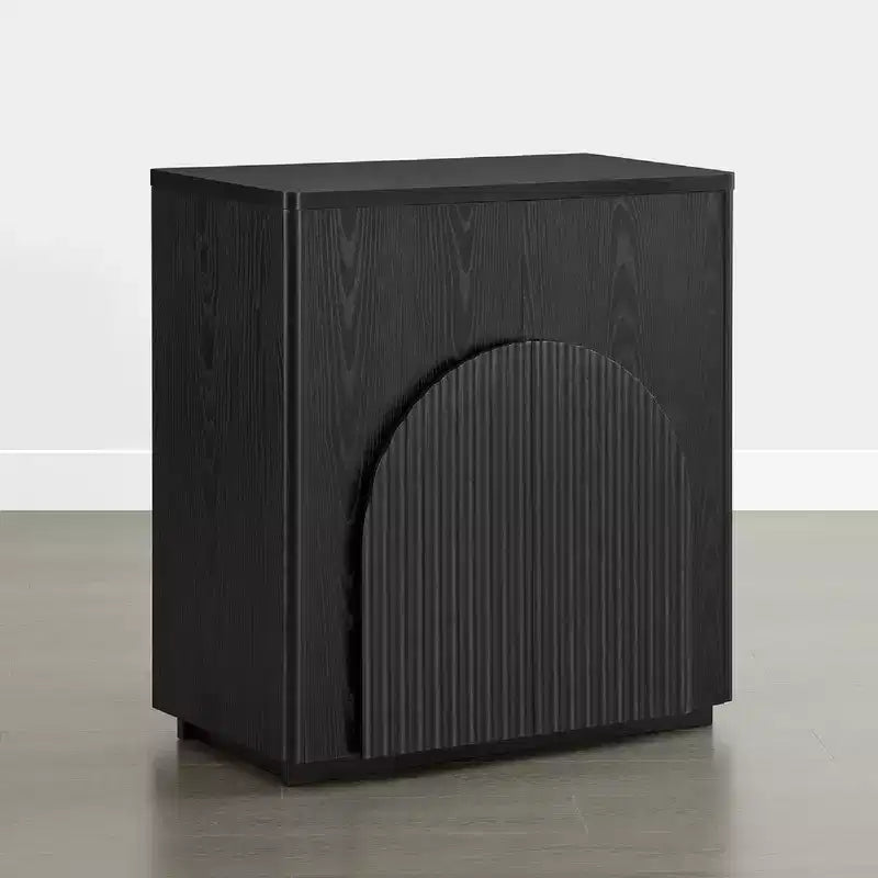 Bahut de buffet moderne avec motif ondulé
