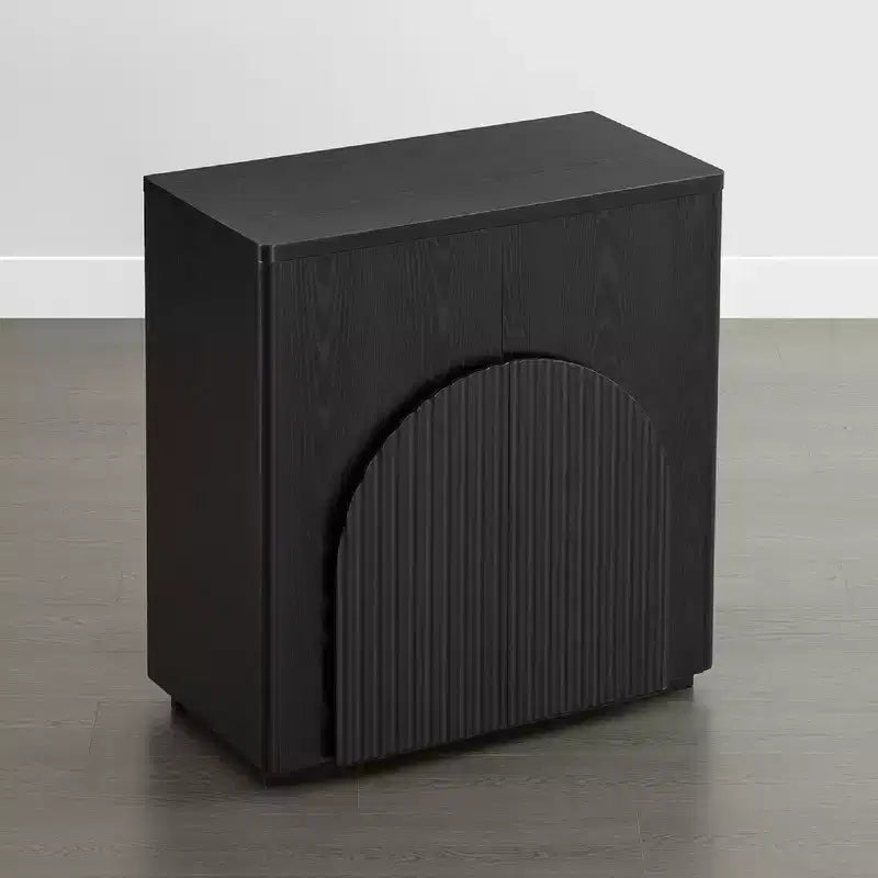 Bahut de buffet moderne avec motif ondulé
