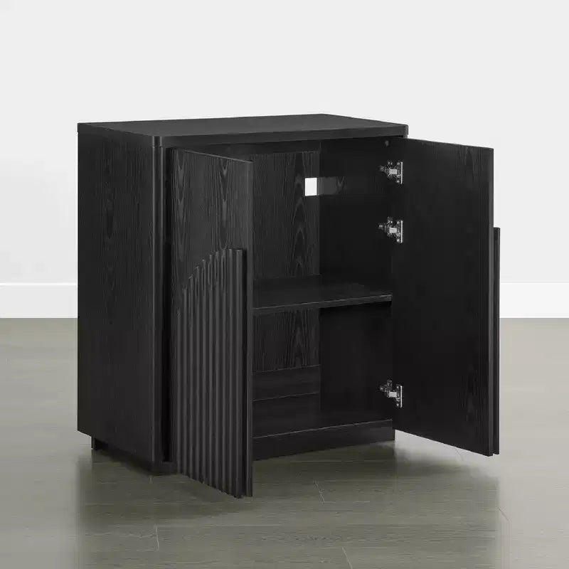 Bahut de buffet moderne avec motif ondulé