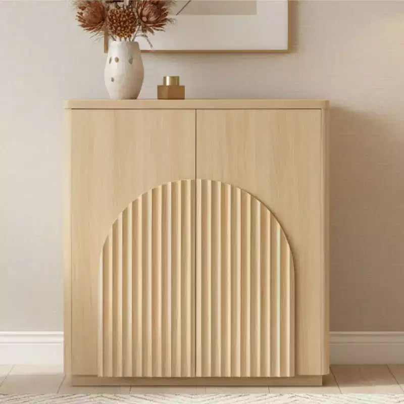 Bahut de buffet moderne avec motif ondulé