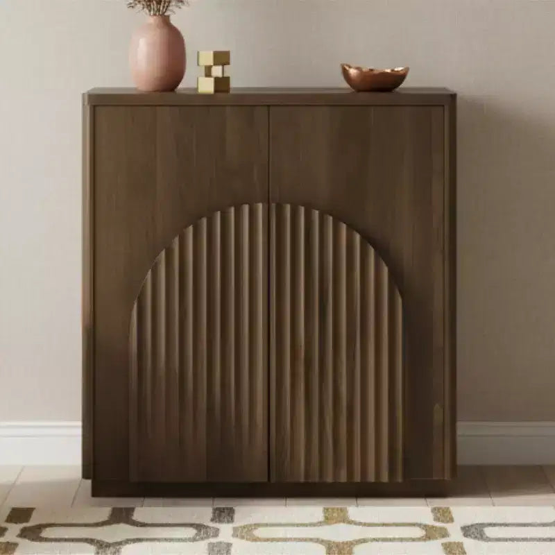Bahut de buffet moderne avec motif ondulé