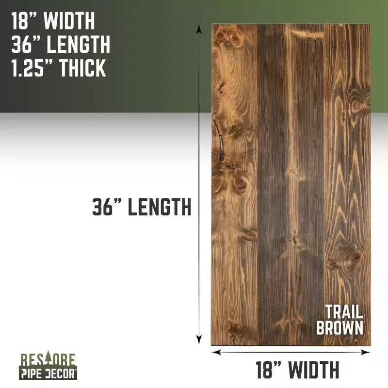 Plateau de table basse en bois massif