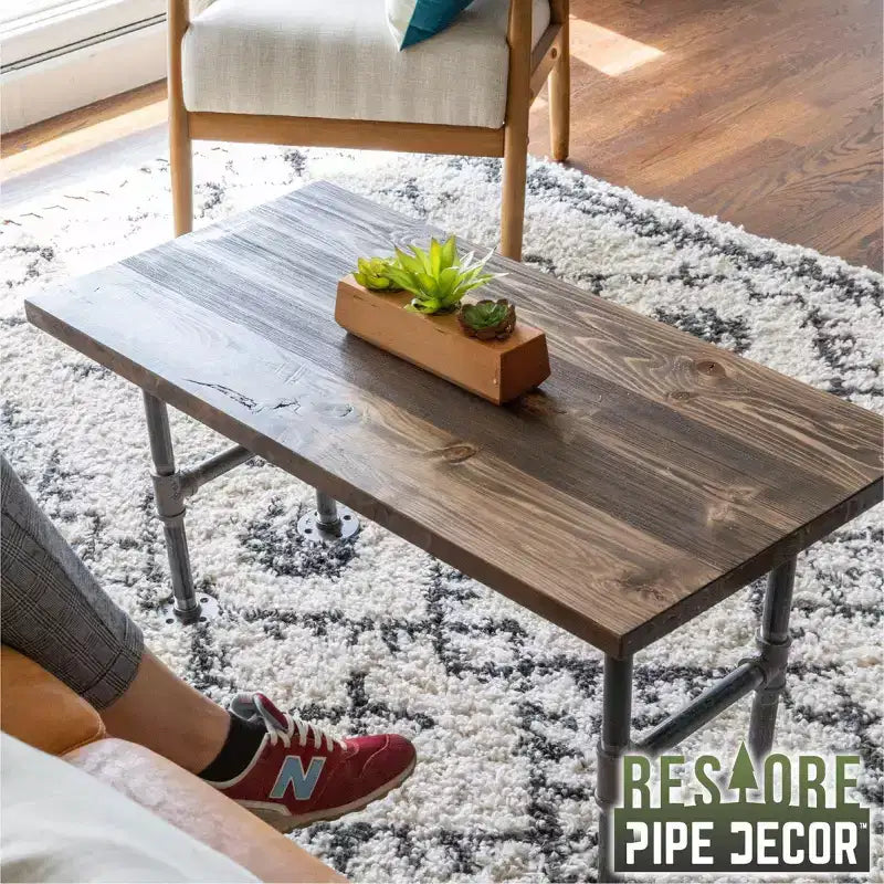 Plateau de table basse en bois massif