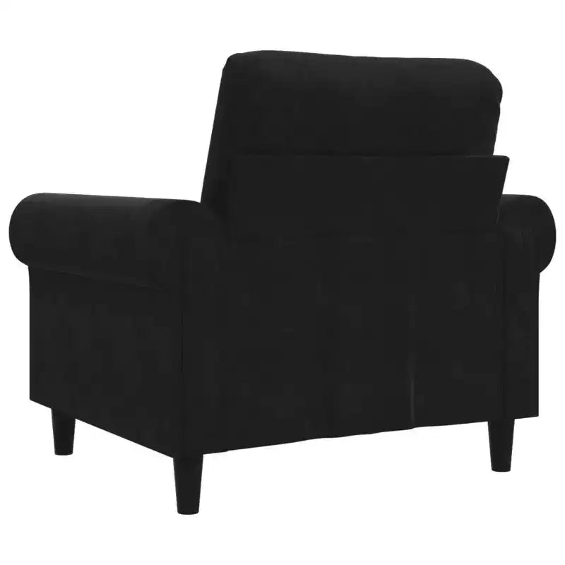Fauteuil d'appoint en velours pour salon, club, capitonné