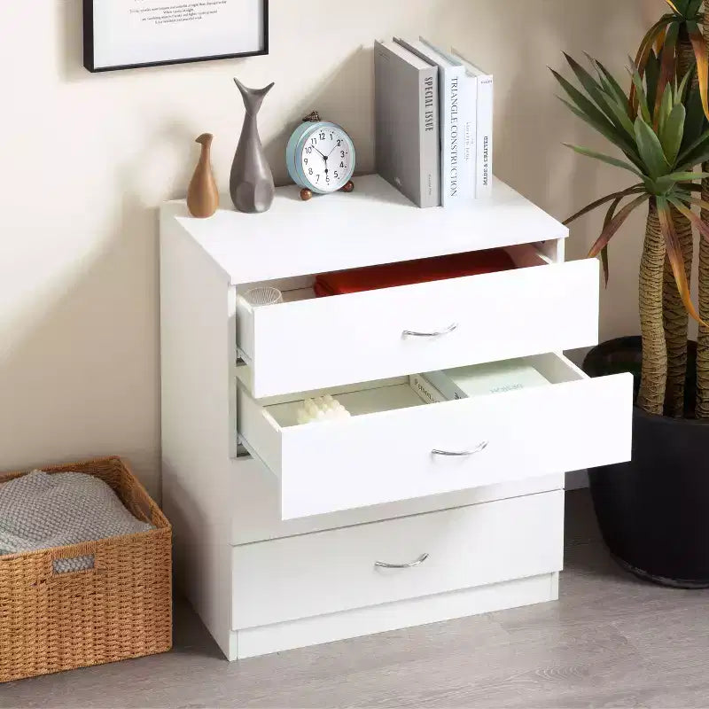 Commode à 4 tiroirs | Lignes épurées, gain de place pour l'entrée et la chambre