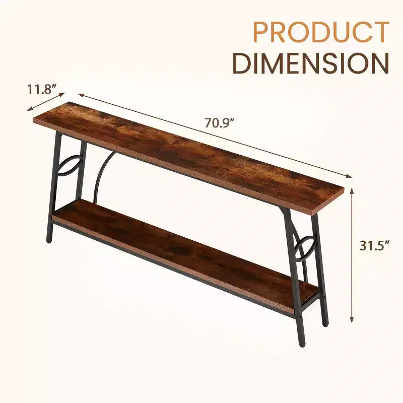 Table console 70,9 pouces