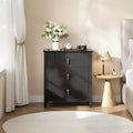 Acekool 27.6 3-Drawer Fluted Dresser, Modern Storage Organizer Cabinet with Deep Drawers