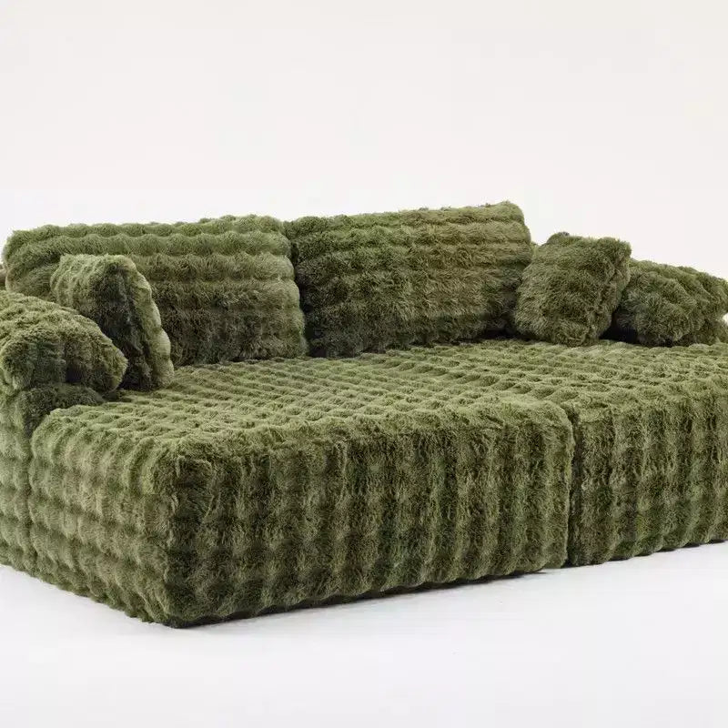 Canapé-lit avec chaise longue surdimensionnée de 236 cm de large pour salon