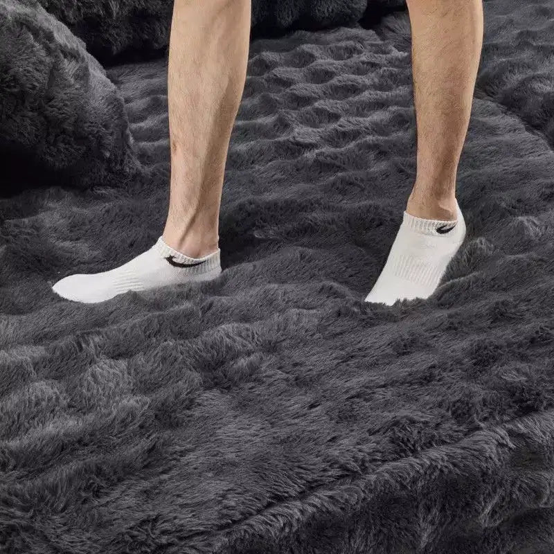 Canapé-lit avec chaise longue surdimensionnée de 236 cm de large pour salon