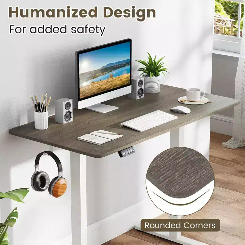 Plateau de table monobloc 48 x 24 avec coins arrondis, bureau DIY pour la maison