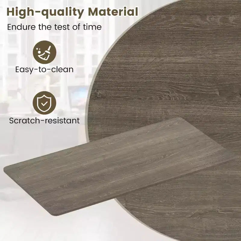 Plateau de table monobloc 48 x 24 avec coins arrondis, bureau DIY pour la maison