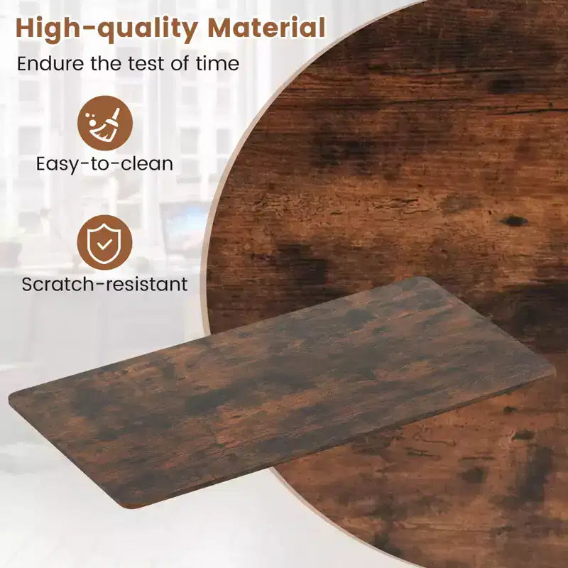 Plateau de table monobloc 48 x 24 avec coins arrondis, bureau DIY pour la maison