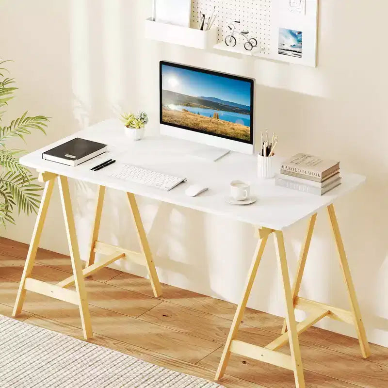 Plateau de table monobloc 48 x 24 avec coins arrondis, bureau DIY pour la maison