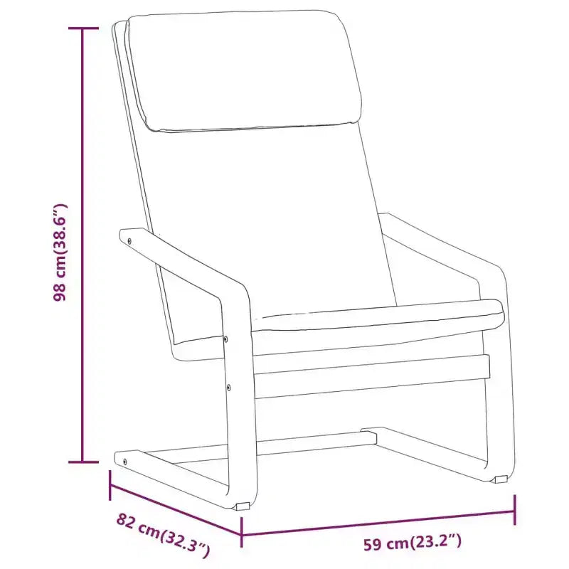 Fauteuil d'appoint relaxant - Gris clair