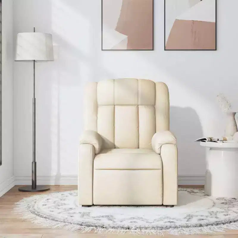 Fauteuil de massage inclinable avec vibrations et repose-pieds réglable