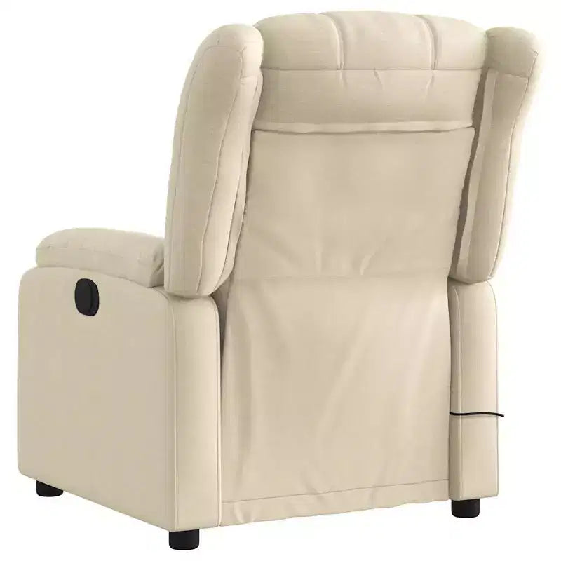 Fauteuil de massage inclinable avec vibrations et repose-pieds réglable