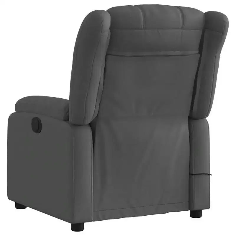 Fauteuil de massage inclinable avec vibrations et repose-pieds réglable