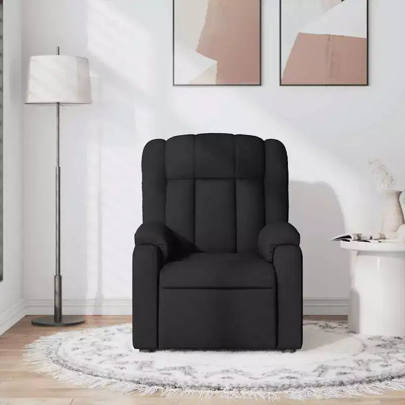 Fauteuil de massage inclinable avec vibrations et repose-pieds réglable