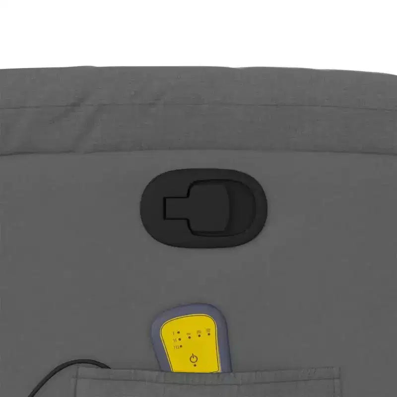 Fauteuil de massage inclinable avec vibrations et repose-pieds réglable