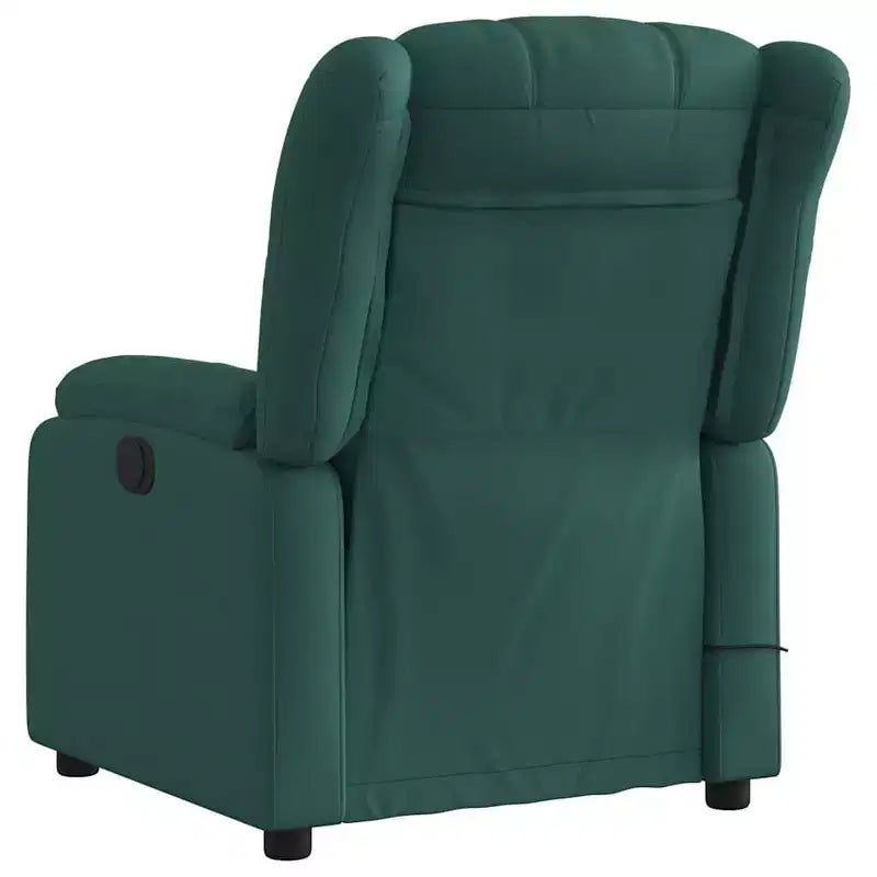 Fauteuil de massage inclinable avec vibrations et repose-pieds réglable