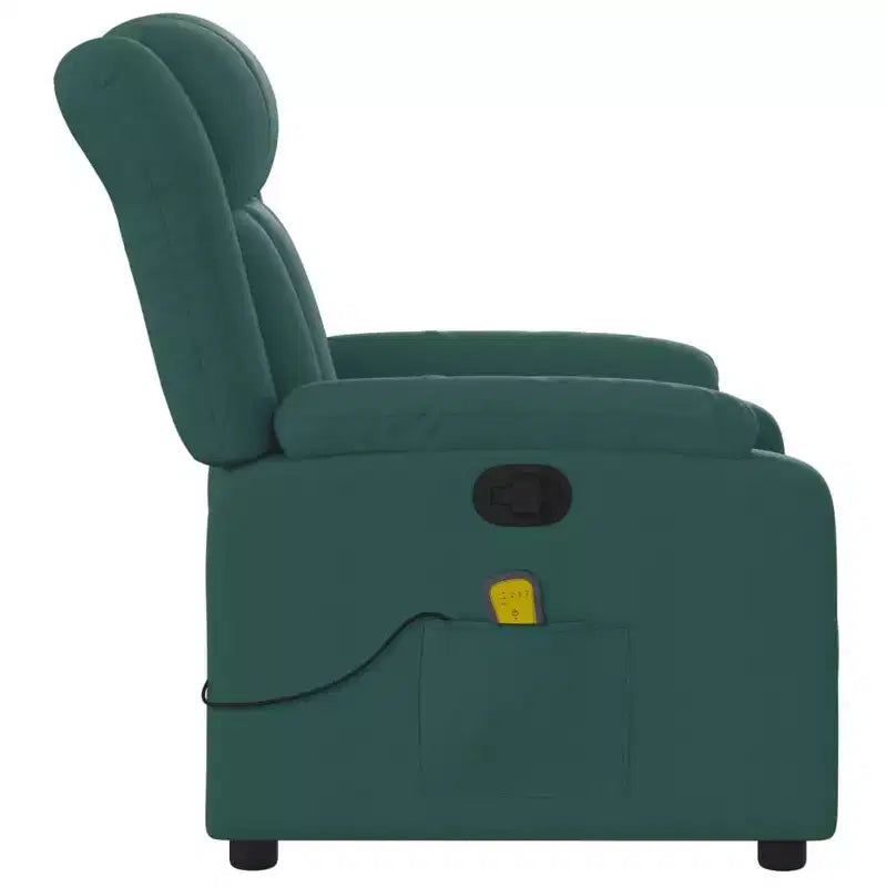 Fauteuil de massage inclinable avec vibrations et repose-pieds réglable
