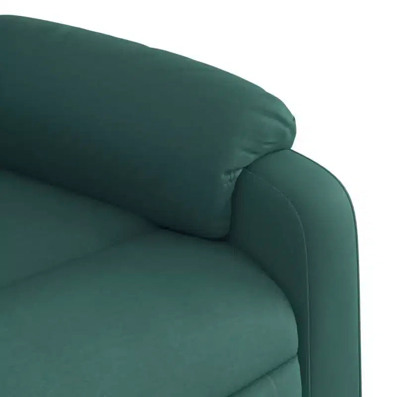 Fauteuil de massage inclinable avec vibrations et repose-pieds réglable