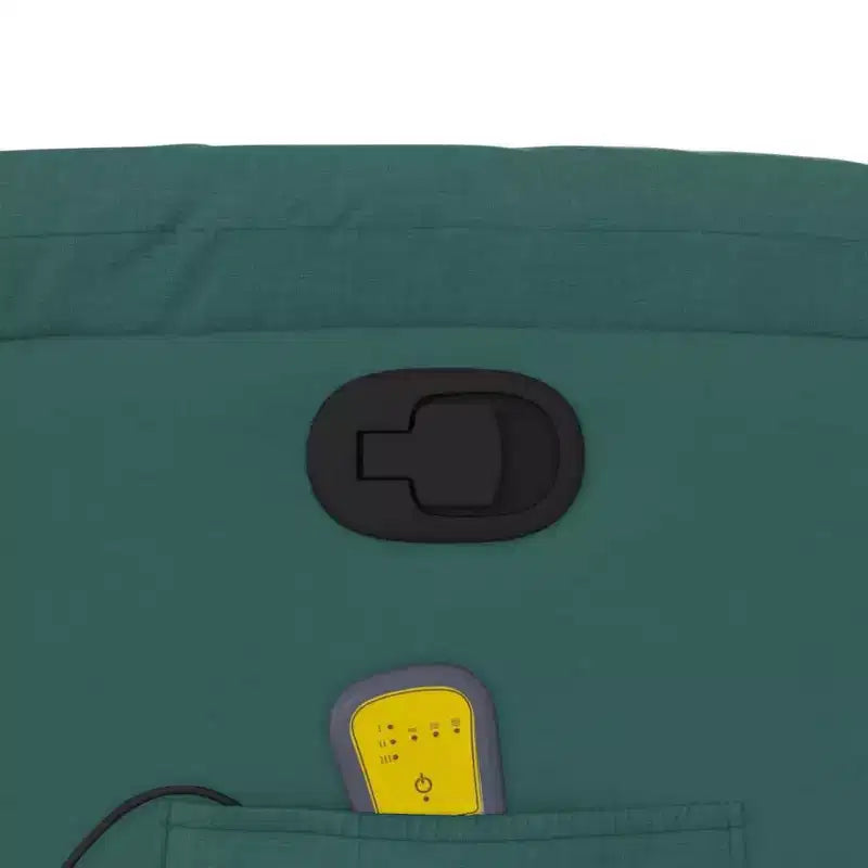 Fauteuil de massage inclinable avec vibrations et repose-pieds réglable