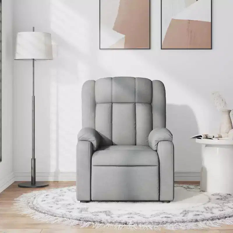 Fauteuil de massage inclinable avec vibrations et repose-pieds réglable