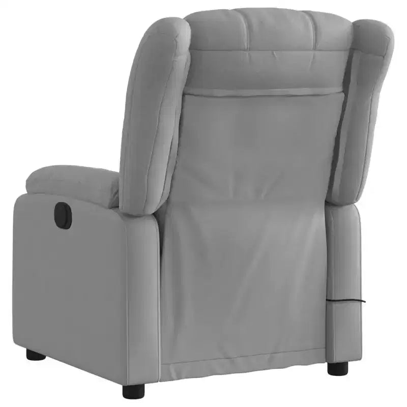 Fauteuil de massage inclinable avec vibrations et repose-pieds réglable