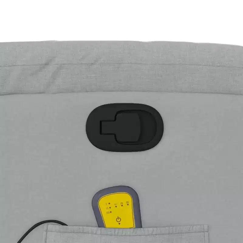 Fauteuil de massage inclinable avec vibrations et repose-pieds réglable