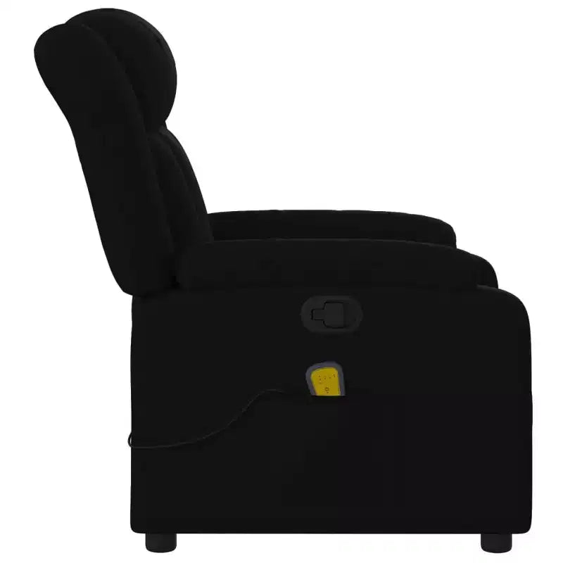 Fauteuil de massage inclinable avec vibrations et repose-pieds réglable