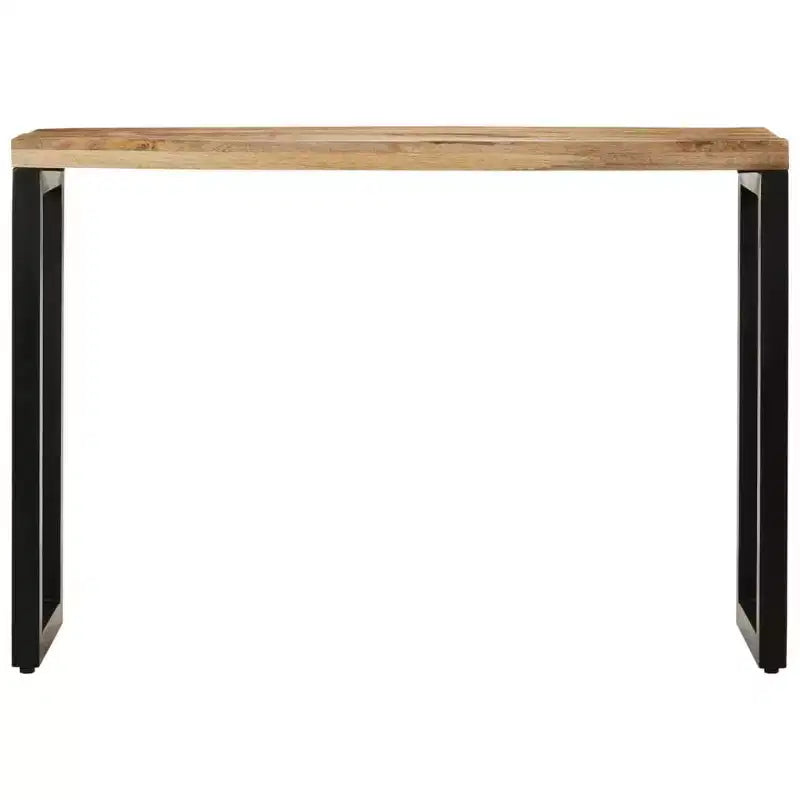 Table console pour entrée/couloir - Bois massif (Manguier 110 cm)
