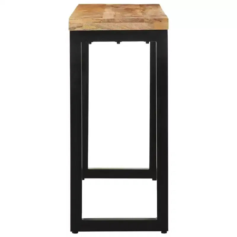 Table console pour entrée/couloir - Bois massif (Manguier 110 cm)