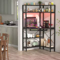 Besiost Corner Computer Desk with Hutch, Gaming Desk with Keyboard Tray for Home Office