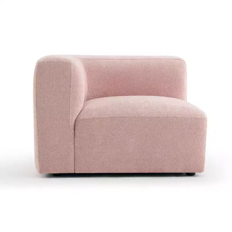 Canapé sectionnel modulaire moderne de 129 po, canapé nuage en bouclé 4 places, canapé profond contemporain pour salon-Panipeachy