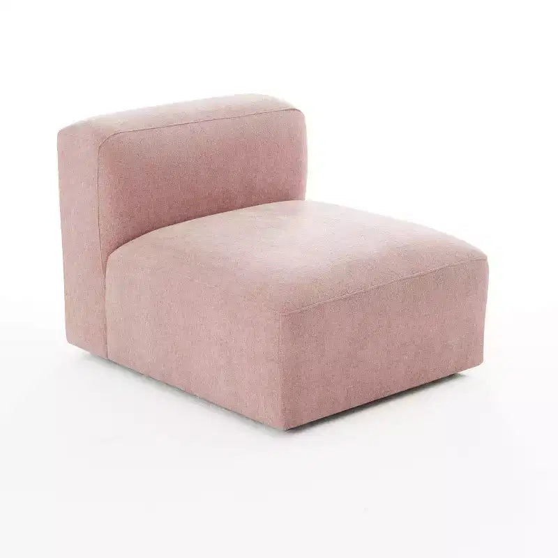 Canapé sectionnel modulaire moderne de 129 po, canapé nuage en bouclé 4 places, canapé profond contemporain pour salon-Panipeachy
