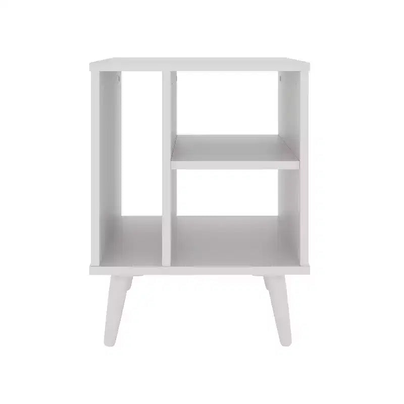 Table de chevet de style casier Mid-Century