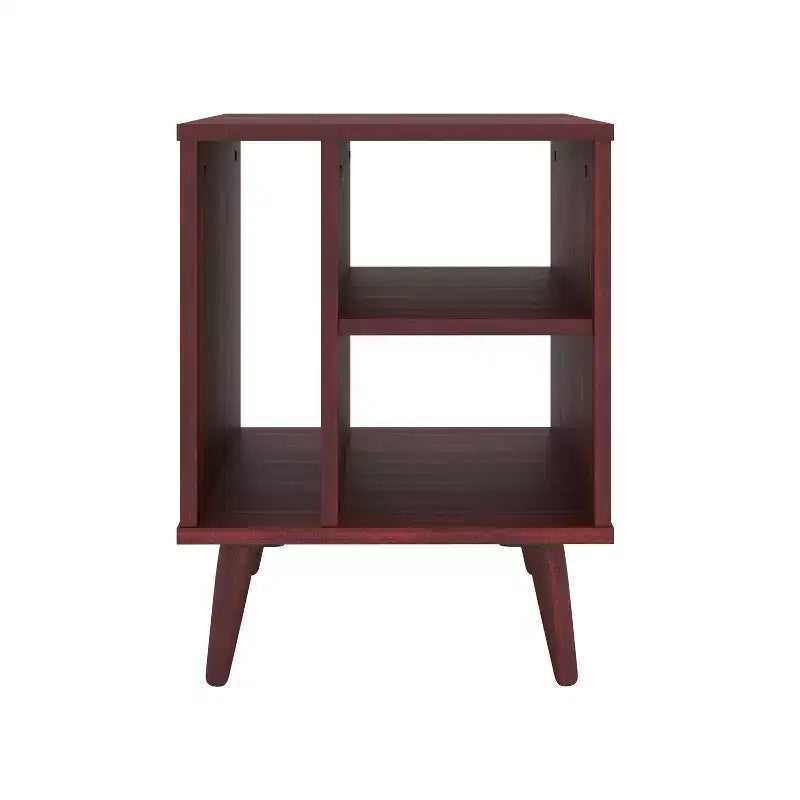 Table de chevet de style casier Mid-Century