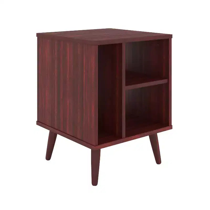 Table de chevet de style casier Mid-Century