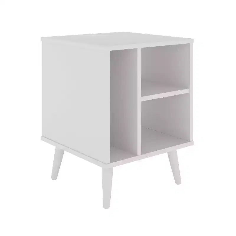 Table de chevet de style casier Mid-Century